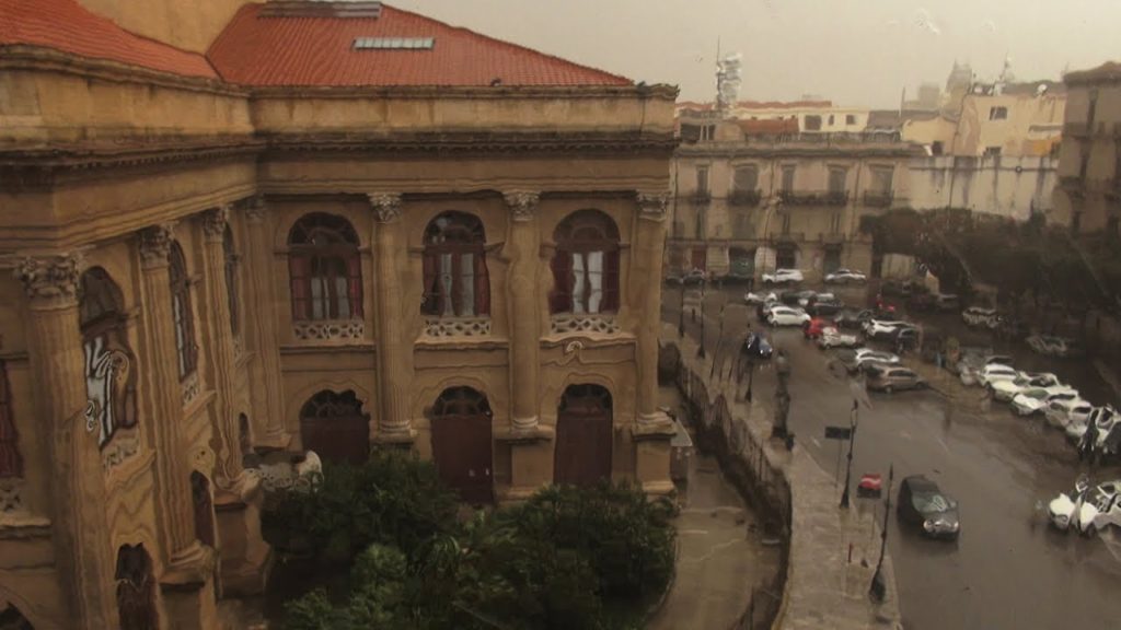 Palermo sotto la pioggia