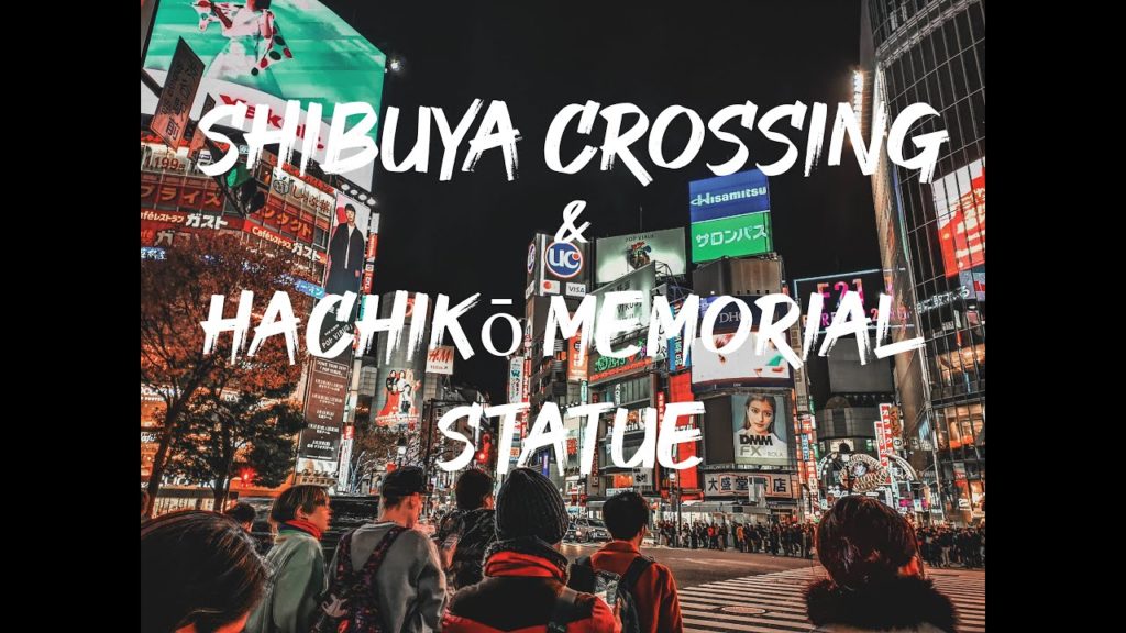Walk at the Famous Shibuya Crossing | Hachiko Memorial Statue | and New Year's Eve at Shibuya, Tokyo
