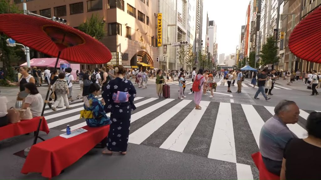 【4K】Ginza Yukata festival