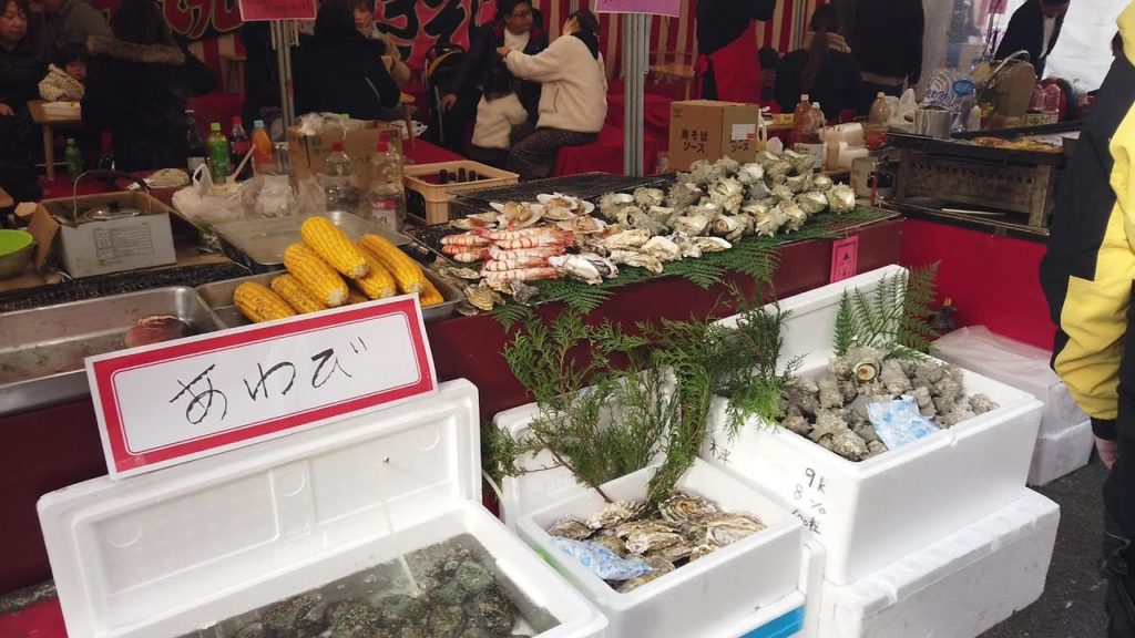 Japan Street Food Long Road  Osaka Ebisu Matsuri Festival