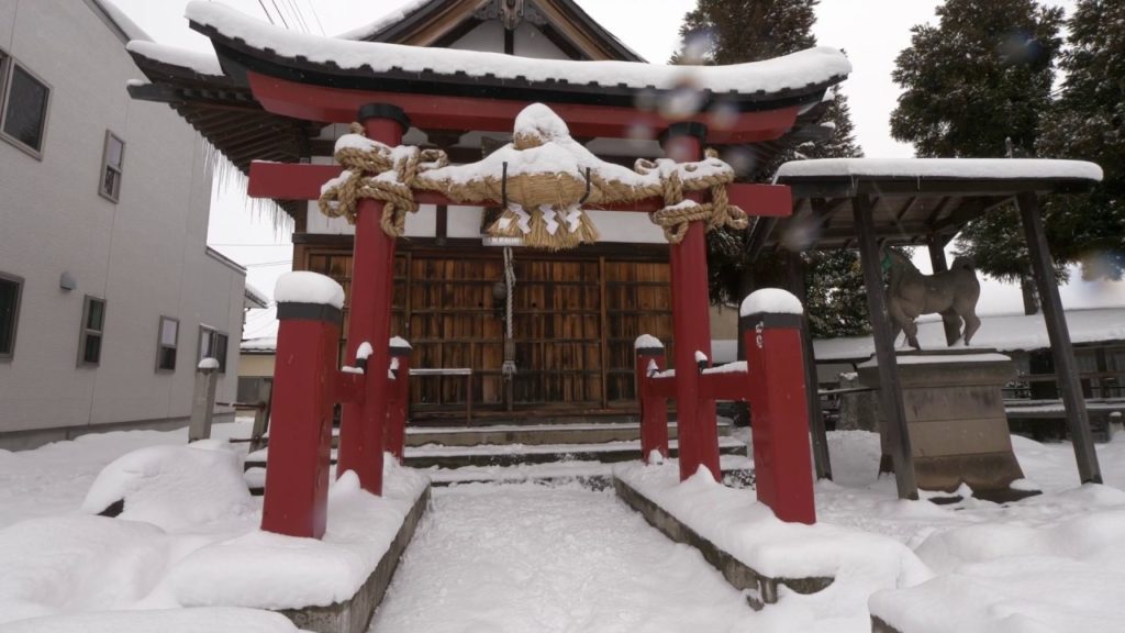 【4K】Winter walking to Hirosaki castle