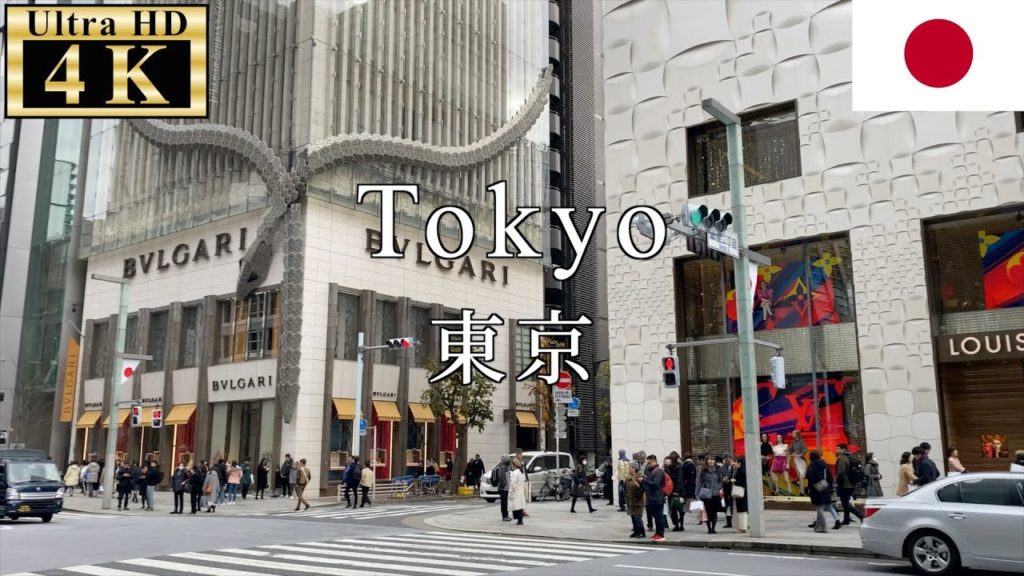 🇯🇵Tokyo Walk 4K – Ginza in New Year Season – 🇯🇵Tokyo Walk 4K - Ginza in New Year Season -