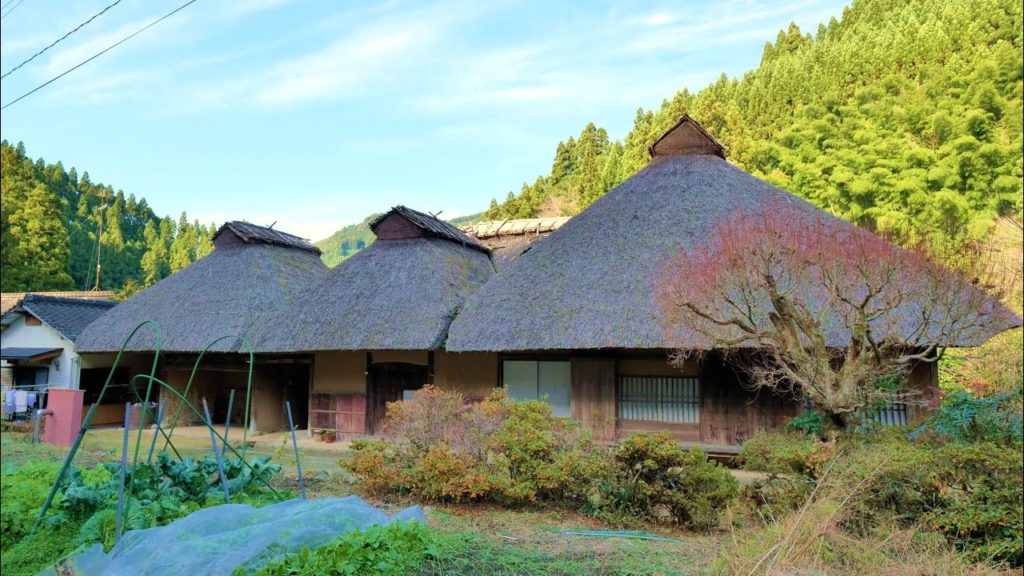JG☆☆☆Fukuoka,Niikawa Tagomori,Mountainous Villages(Historic District)福岡 新川田籠の童話風山村風景(重伝建)