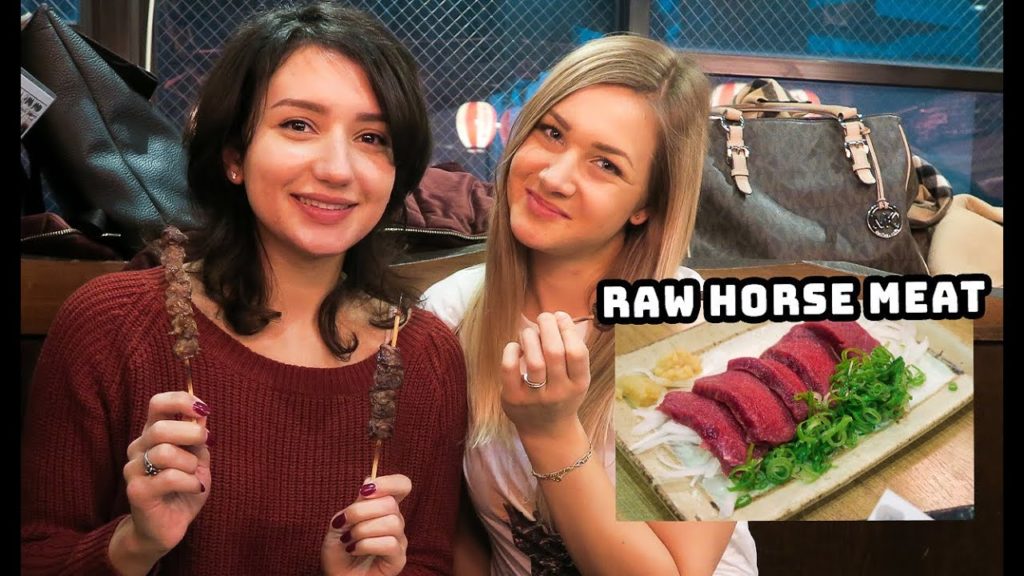 Eating Raw Horse & Chicken Meat in Japan!