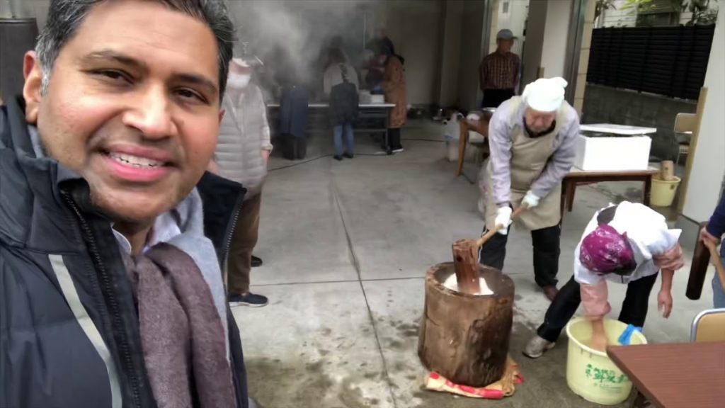 Visiting Kawasaki temple
