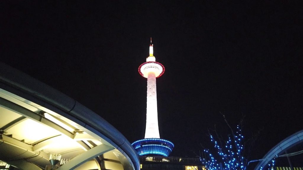 Dji Osmo Pocket Cinematic  Kyoto | Night walk Kyoto Station.