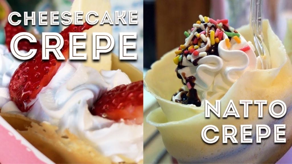 Crazy & Unique Crepes in Tokyo Japan