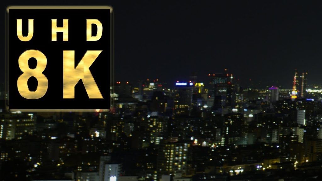 Japan 8K Sapporo night viewTimelapse