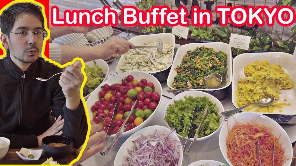 Lunch Buffet in Tokyo Japan | 30-day Japan Trip Travel Vlog #8