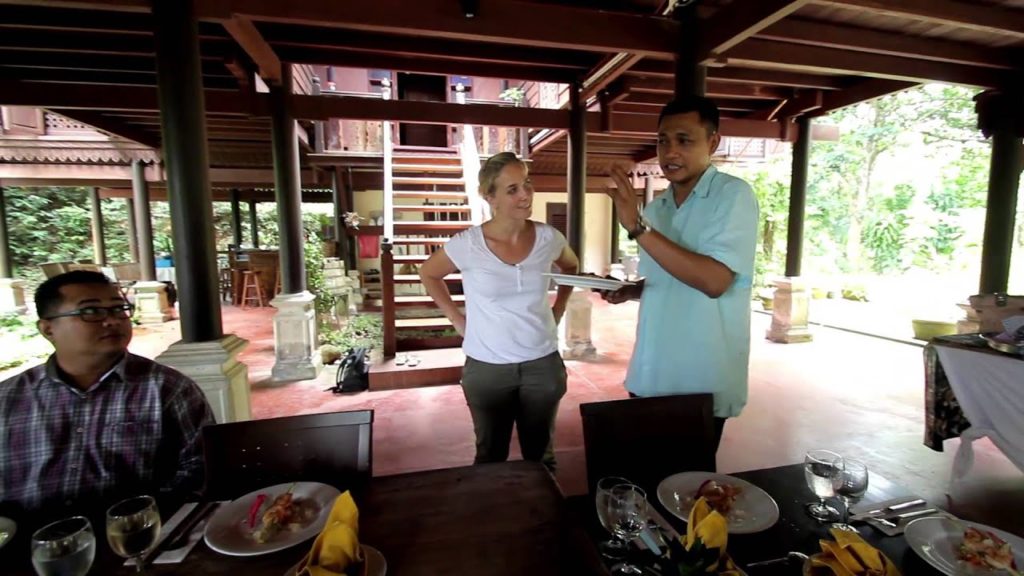 Amandine Chaignot en voyage de presse en Malaisie.