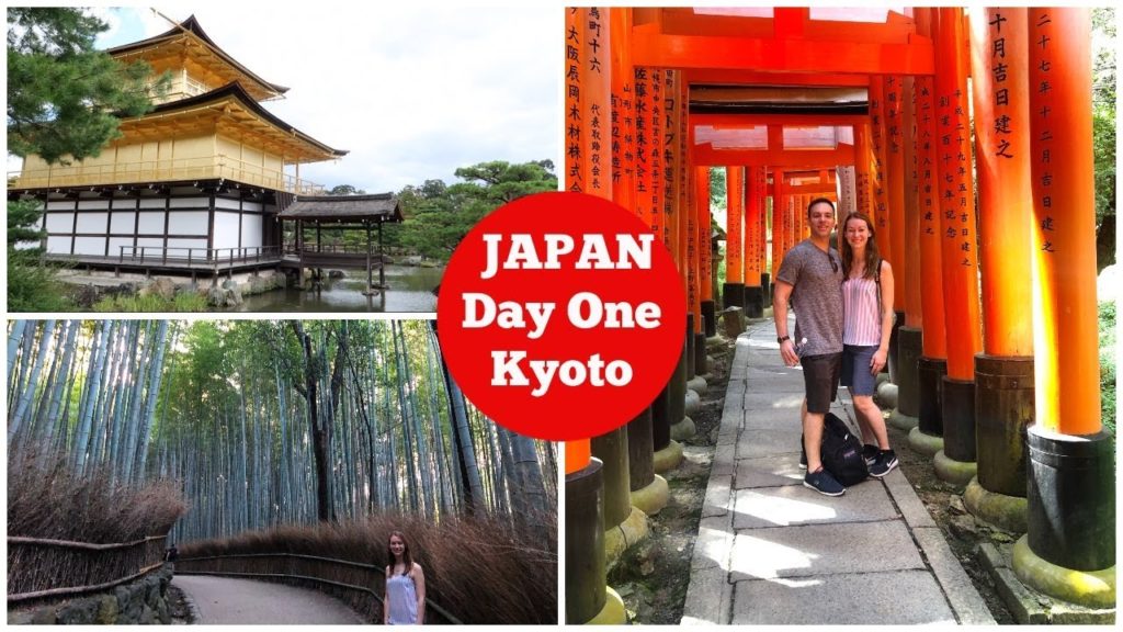 JAPAN VLOGS - Kyoto Day One. Fushimi Inari Shrine, Kyoto Temples and Arashiyama Bamboo Forest