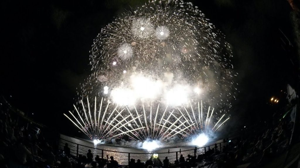 [VR] 2017 蒲郡まつり花火大会 フィナーレ [4K]