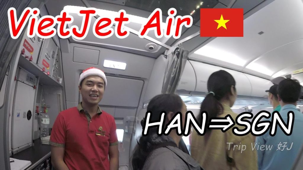 【Vietjet Air】VJ133 Hanoi to Ho Chi Minh City 【Christmas flight】