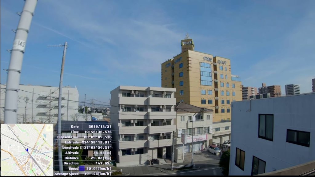 【側面展望】東海道新幹線 こだま640号 名古屋→東京 20191221【進行方向左側】