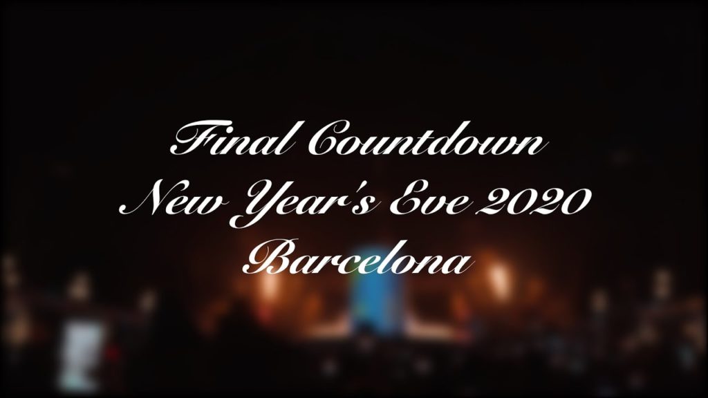 Final countdown before New Year's Eve 2020 in Barcelona