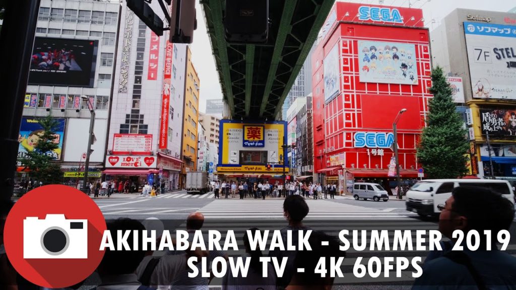 A Walk Through Akihabara 2019 - 4K 60FPS - Slow TV - Tokyo