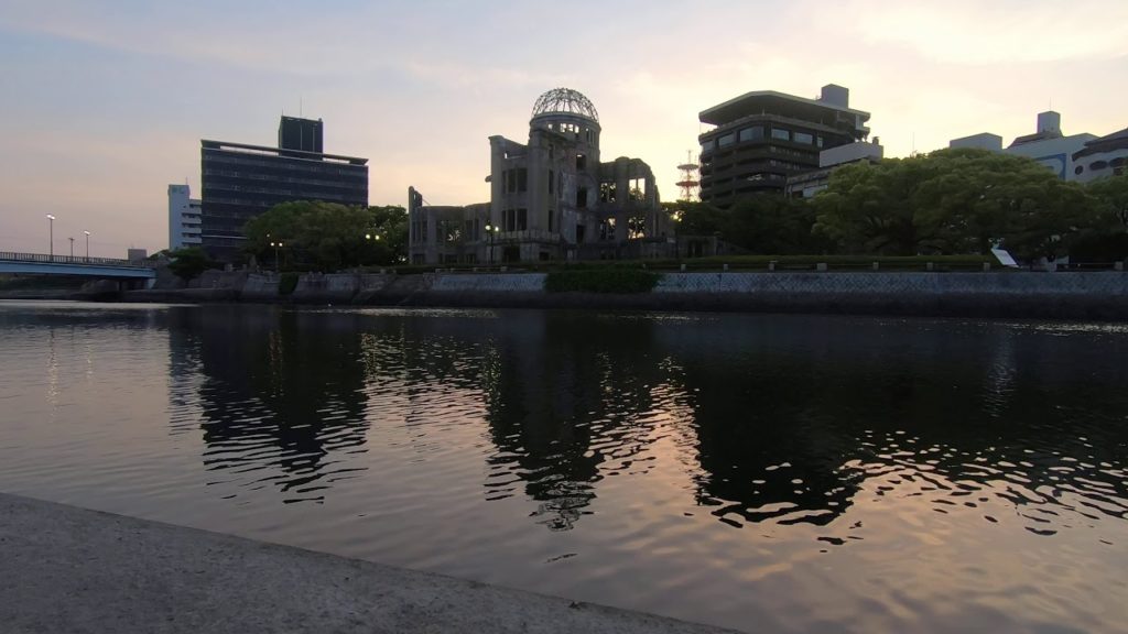 Watch Sun Rising At The Hiroshima Atomic Bomb Dome 4K