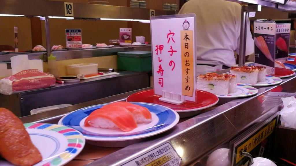 Travel Diary: Japanese Conveyor Sushi Belt in Kyoto!