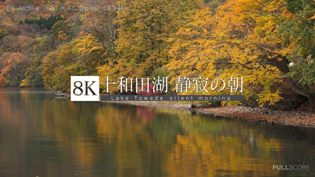 [8K footage] Lake Towada silent morning [十和田湖 静寂の朝_8K ]