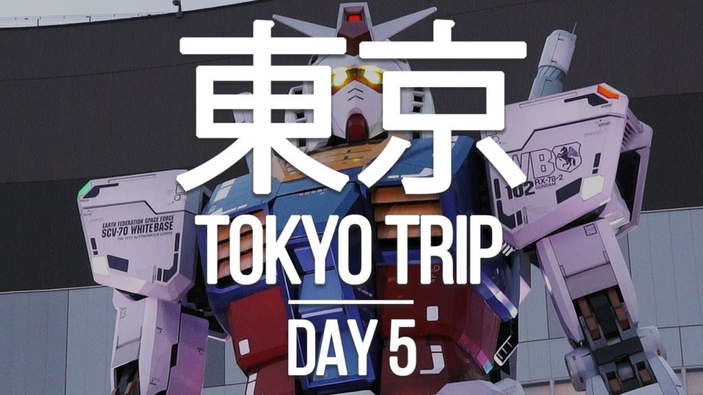TOKYO TRIP 🇯🇵 - Day 5 - Fun at Odaiba: Huge game arcade, Gundam statue, capsule toys, and more!