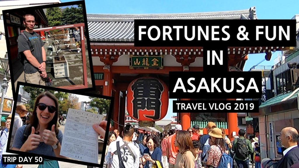 GETTING OUR FORTUNES IN ASAKUSA (Senso-ji Temple + Asahi Headquarters!)