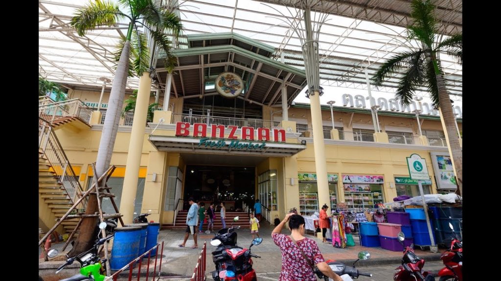 [4K] "Banzaan" fresh seafood market in Patong, Phuket
