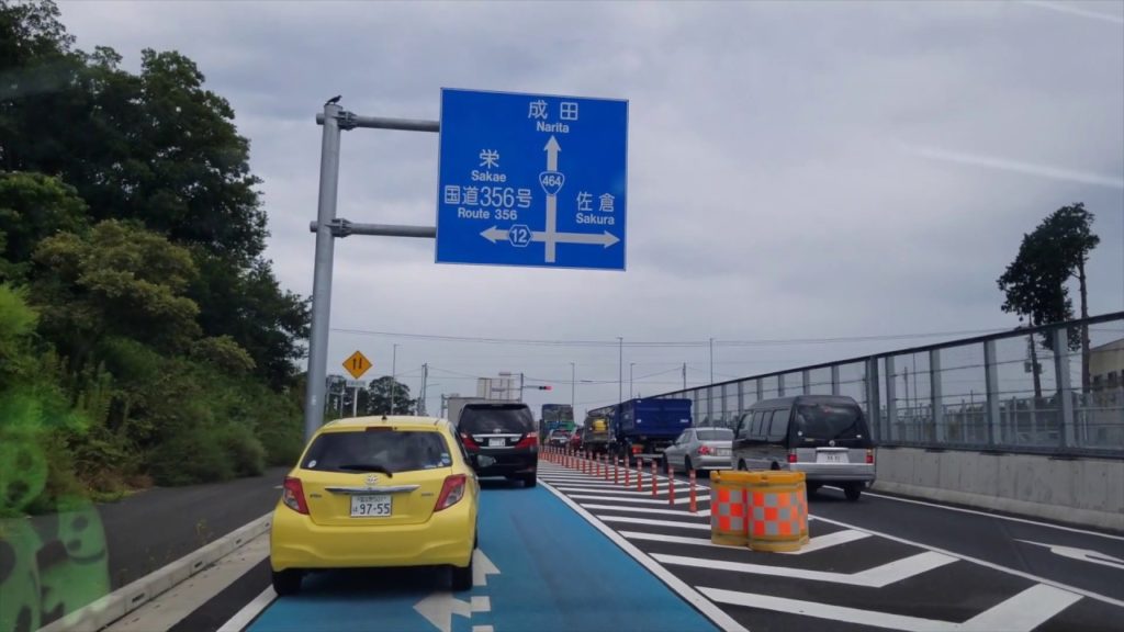 車載動画：千葉ニュータウン〜田園風景            POV drive Chiba,Japan