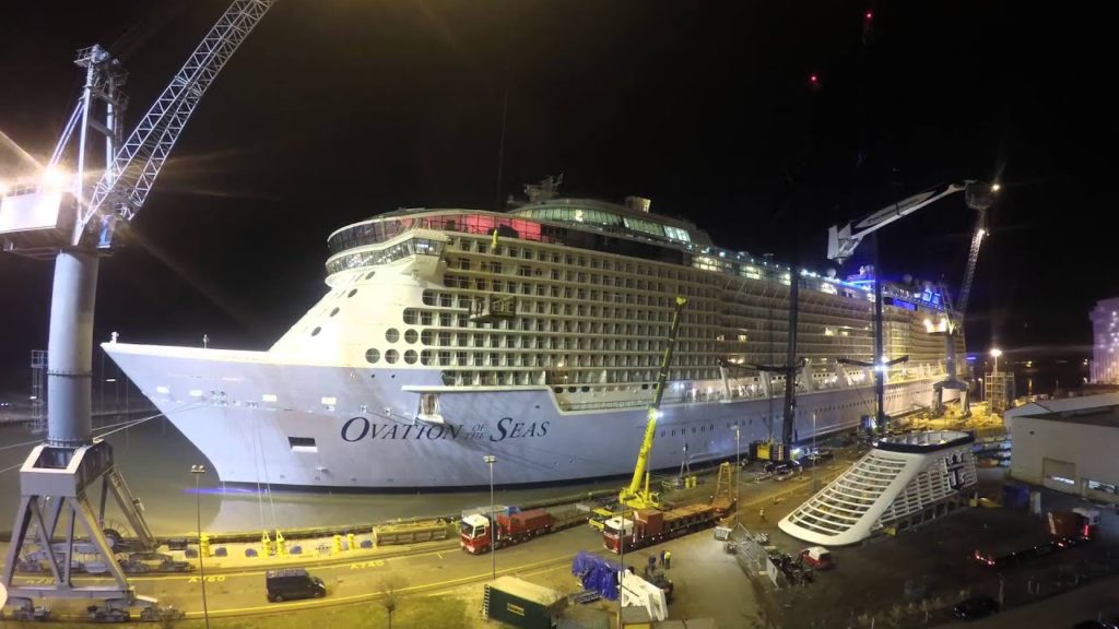 North Star Installation on Ovation of the Seas Time-lapse North Star Installation on Ovation of the Seas Time-lapse