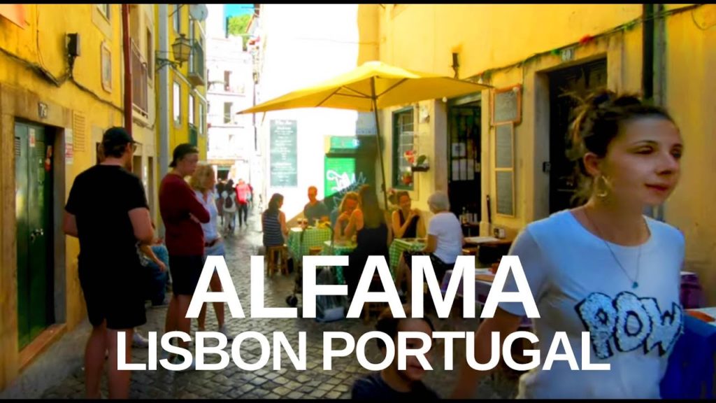 [4K] Lisbon Alfama (2019) Walking Tour with natural sounds