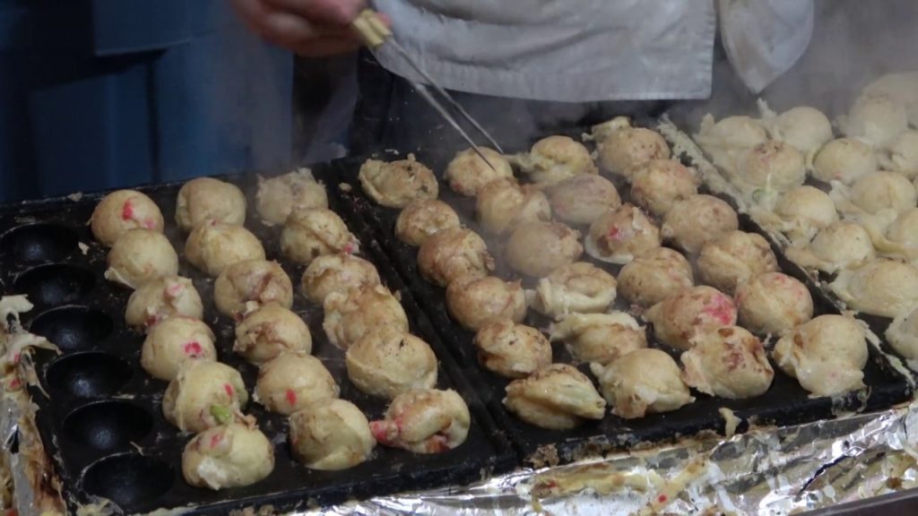 【4K】Japanese street food Kyoto - TAKOYAKI たこ焼き 京都