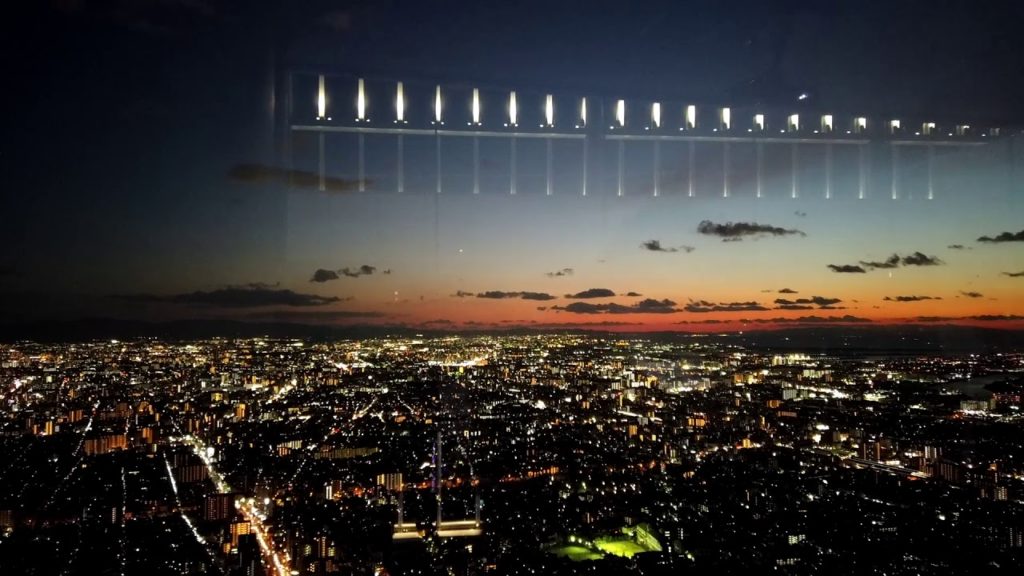 dji osmo pocket motiontimelapse@OSAKA Japan in ABENO HARUKASU (Sunset ver.)