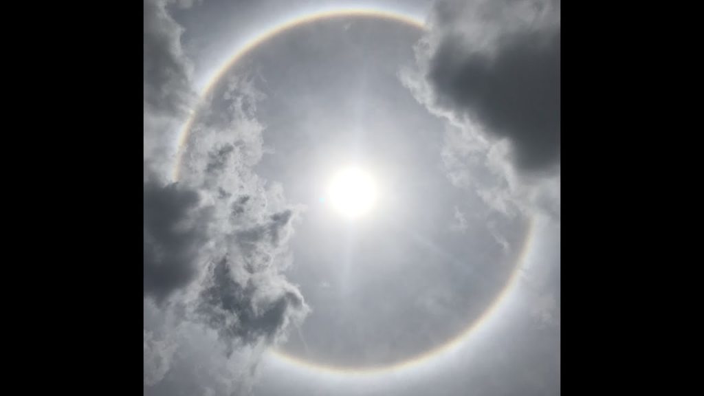 FunAmericanLife 17:  Rare Sun Halo video took 2019 with iPhone in Chichen Itza, Mexico