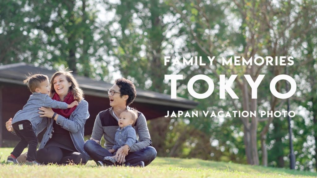 Family and vacation  photo shooting at Tokyo in Japan