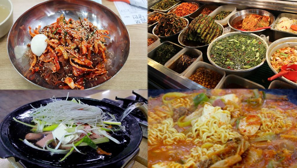 Old Stomping Ground 1- BudaeJjigae, Spicy Cold Noodles