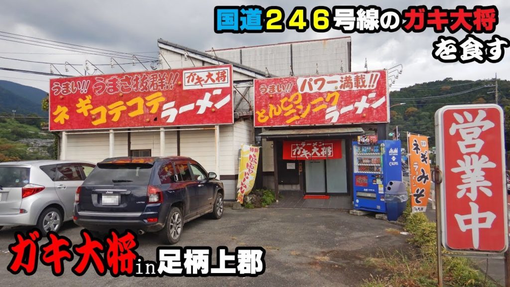 YouTube麺 神奈川県 足柄上郡北山町｜ガキ大将