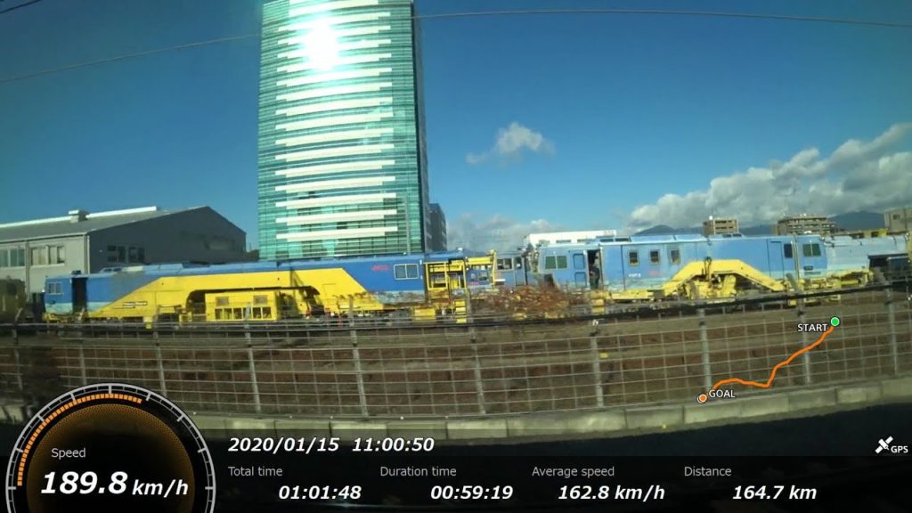 [FHD|ac]JR東海・東海道新幹線：東京→静岡駅間、N700系A『ひかり号』乗車走行シーン。【車窓・側面展望】