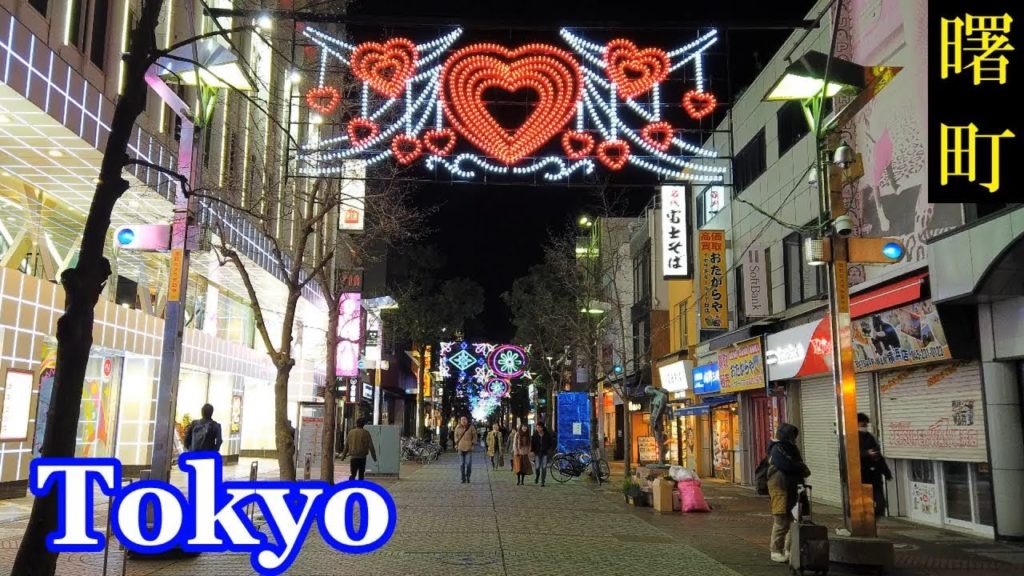 HQ Sound🎧 Night Walking Tokyo ✨ Isezakicho~Akebonocho　横浜版 吉原、夜の街・曙町 ＆ 伊勢佐木町 のイルミネーション を散策　【高音質】Japan