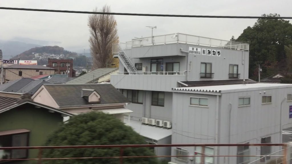 Japan train ride – JR (Japan Railways) – Tokaido line – Odawara, Kanagawa Japan train ride - JR (Japan Railways) - Tokaido line - Odawara, Kanagawa