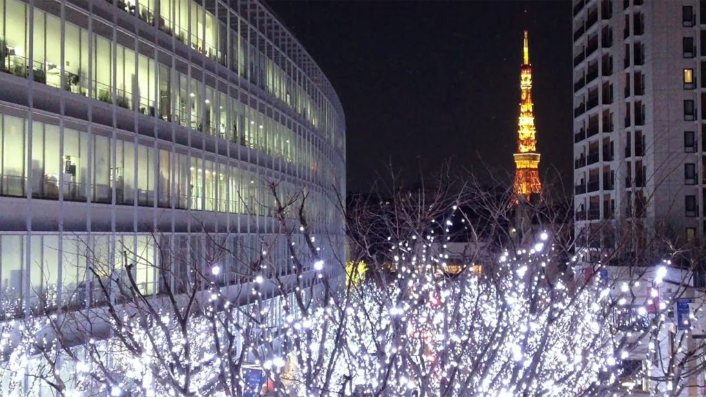 Christmas Illumination at Roppongi Hills and the Tokyo Tower [iPhone 4S/HD]
