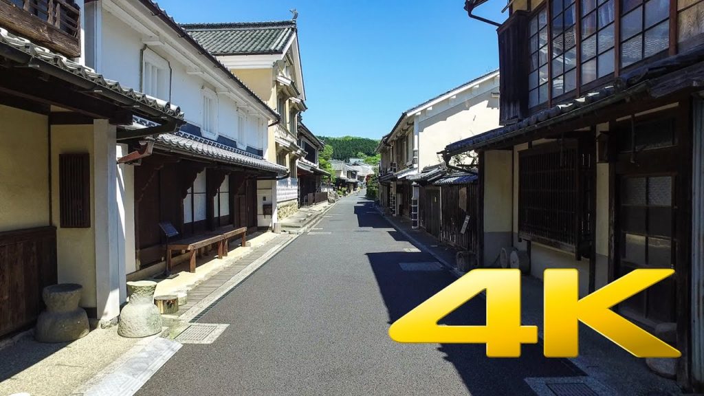 Walking around Uchiko Yokaichi old Town - Ehime - 八日市 - 4K Ultra HD