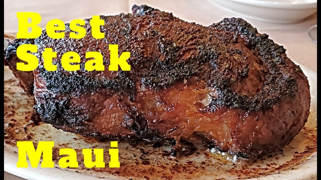 Ruth's Chris Steak Lahaina. Best Steak On Maui.  Awesome Ocean Views