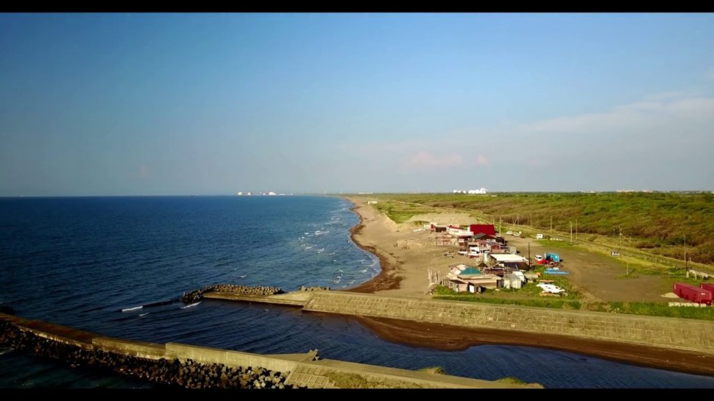 DJI mavic pro４K　おたるドリームビーチ（Otaru Dream Beach）