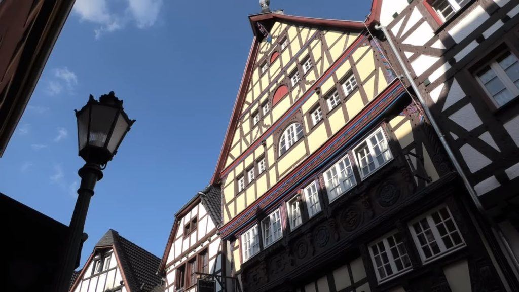 Walk nice Bad Münstereifel. City Outlet. German state of North Rhine Westphalia. Eifel 4K SilenceTV Walk nice Bad Münstereifel. City Outlet. German state of North Rhine Westphalia. Eifel 4K SilenceTV