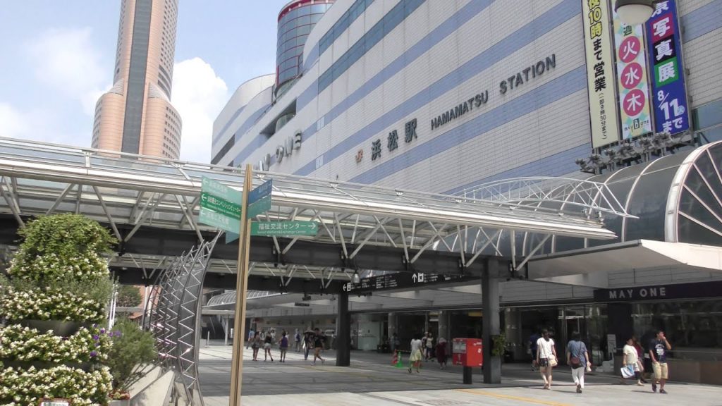 【４K】アキーラさん散策⑫静岡県・浜松市・市街地（浜松駅北口）Hamamatsu-city in Japan