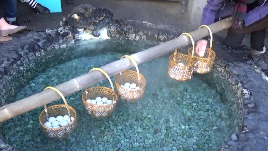 Onsen tamago, Hot spring egg, Street food Japan Onsen tamago, Hot spring egg, Street food Japan