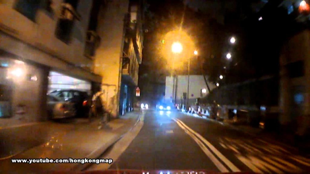 (2013-Mar-7) 香港的士夜遊 Taxi Night Ride 14: Mid-level: Conduit Rd to Lower Albert Rd