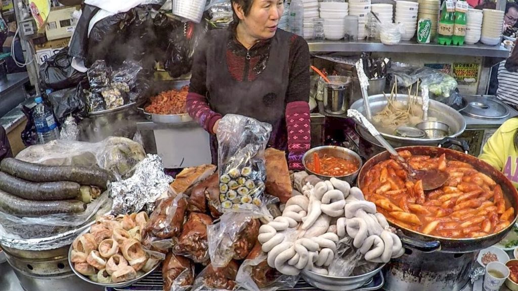 Best Street Food in Seoul, South Korea. Gwangjang Street Food Market