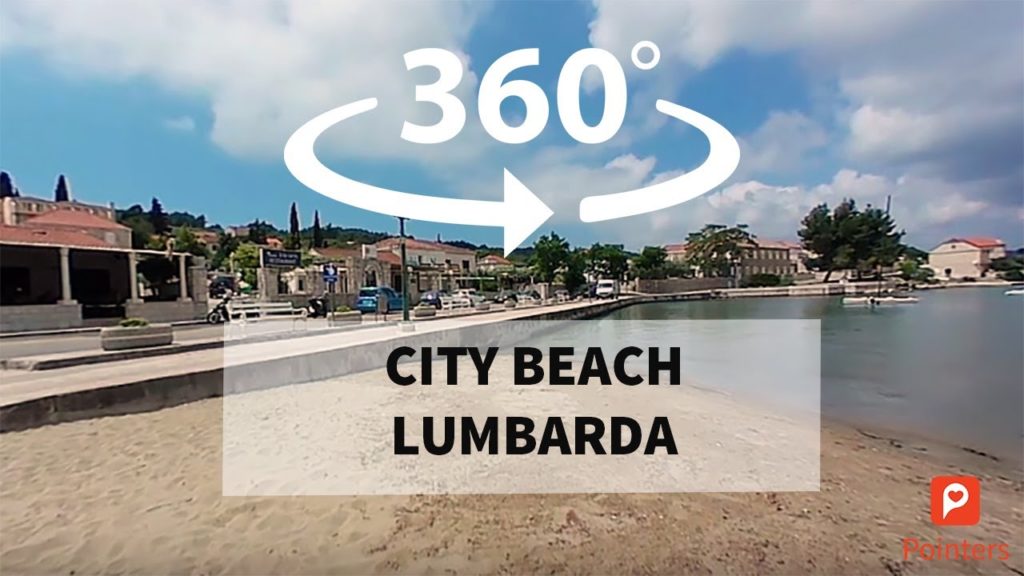 City beach | Lumbarda, Korčula | 360 VR | Croatia | Pointers Travel