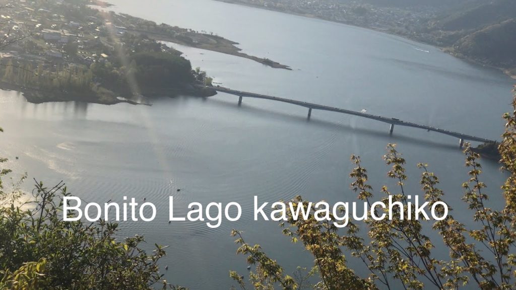 Famoso lago de Yamanashi Lake Kawaguchiko