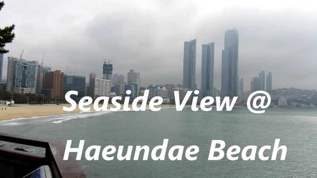 Day time view @ Haeundae (海雲台)Beach in Busan